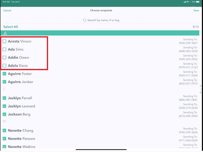 Hit-em-up-remove-contacts-select-contacts